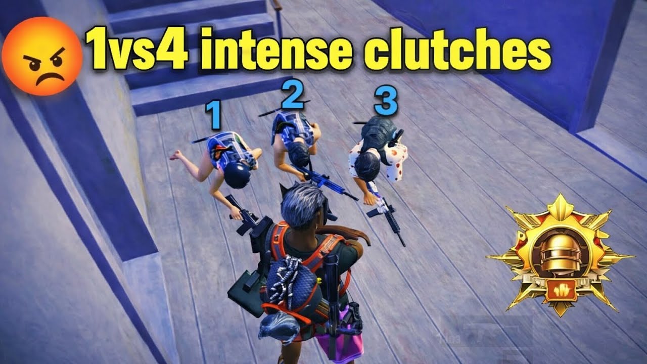 1vs4 Clutches in new Genie Mode 💯 | PUBGMOBILE