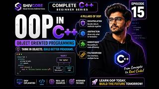 Object-Oriented Programming (OOP) in C++ | Complete Beginner Guide | C++ Course Episode 15