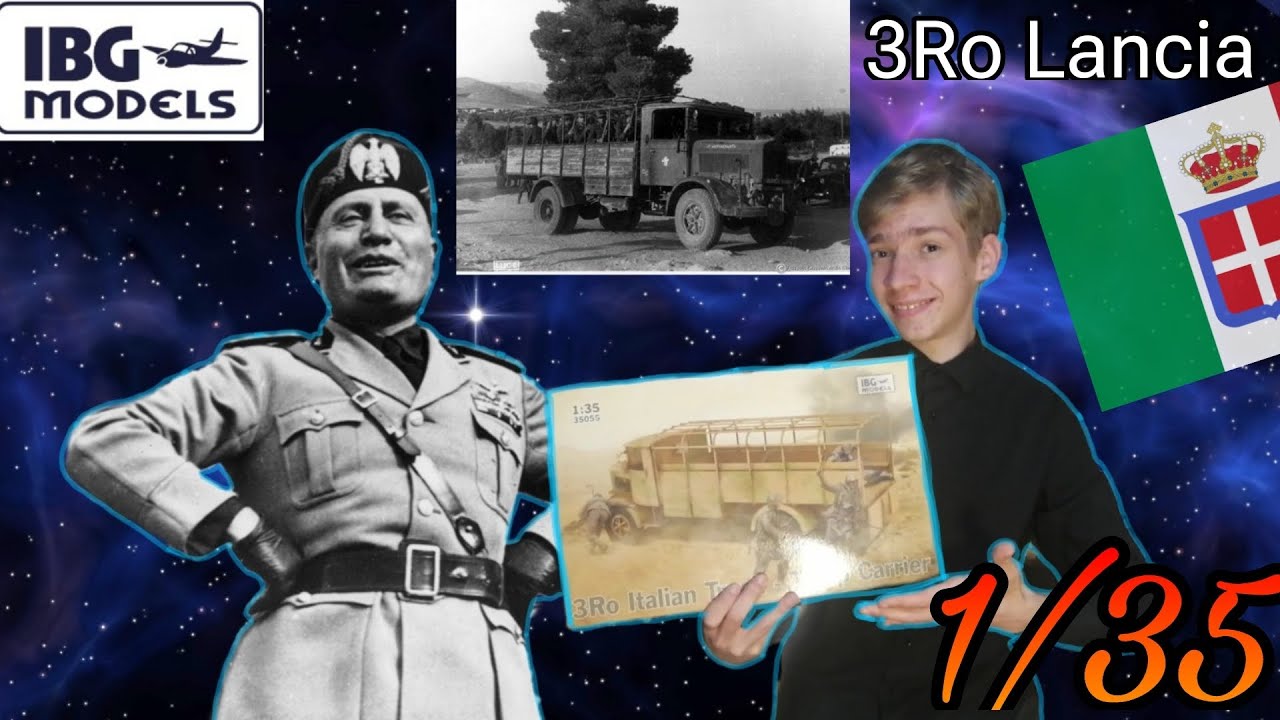 Грузовик солдат Дуче.Обзор на модель итальянского грузовика 3Ro Lancia—Troop Carrier от компании IBG