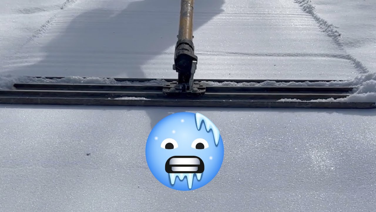 Too cold for concrete! YouTube