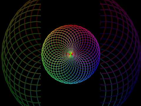Spirograph design in