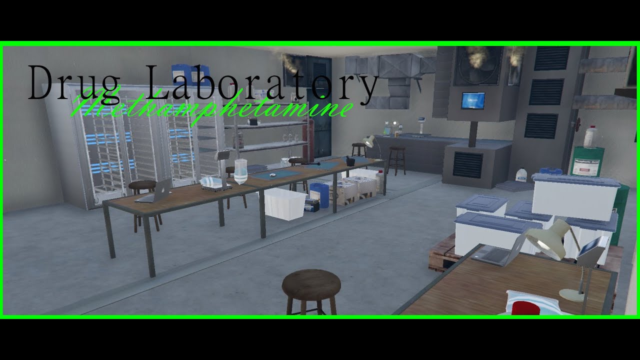 GTA 5 FREE Gang Base drug laboratory METH FiveM YouTube