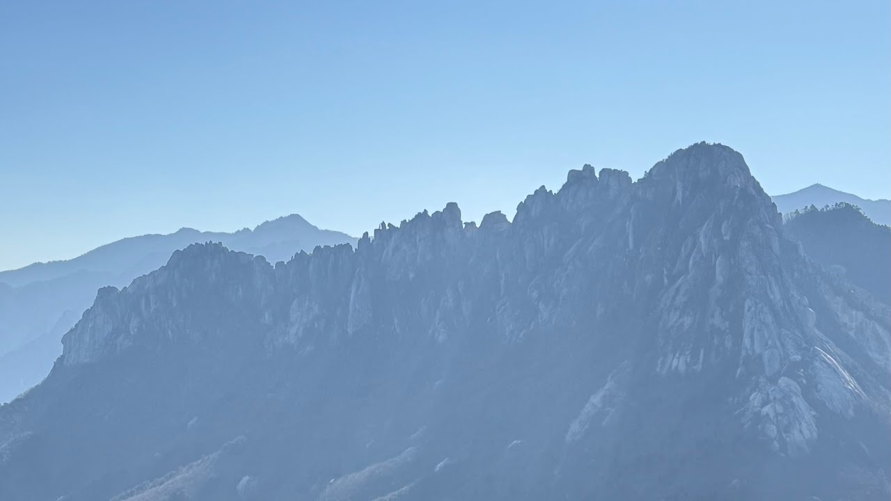 [260108] 금강산 화엄사주차장-신성대(성인대)-화엄사