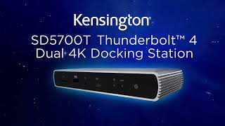 Kensington SD5700T Thunderbolt 4 Docking Station, Dual 4K, 90W PD - Window and Mac OS (K35175NA)