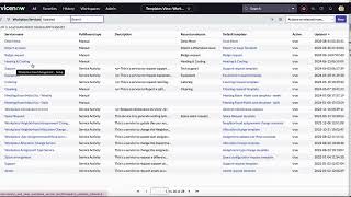 ServiceNow, Workplace Service Delivery: How to create a new workplace service