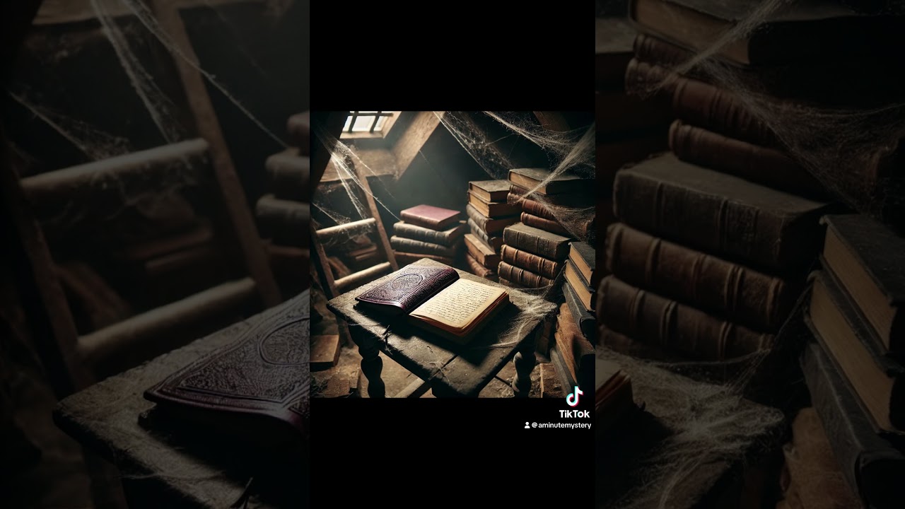 🔍 Found an old journal in the attic… but what’s with the cryptic note? 