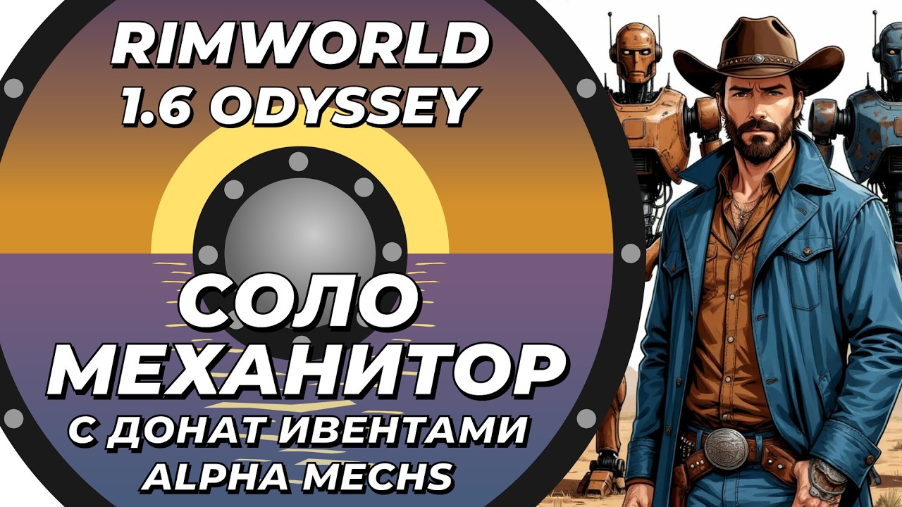 Соло механитор в Rimworld 1.6 Odyssey