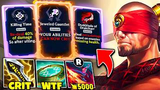 Lee Sin's ultimate Arena Build: My kick CRITS you for 5000 damage
