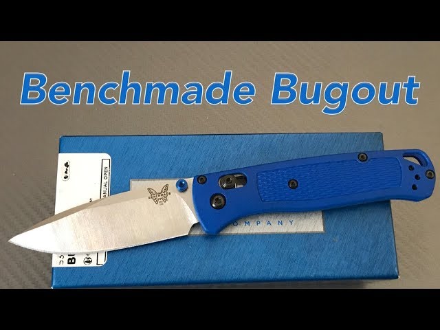 Custom Blue Anodized Titanium Axis Lock Bar For Benchmade 535 Bugout Knife – Upgrade Your EDC!