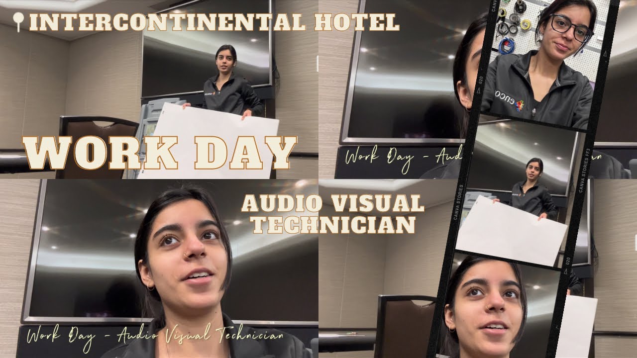 Audio Visual Technician Job 💼 + Party🥂|| Vibe wid Harshita 