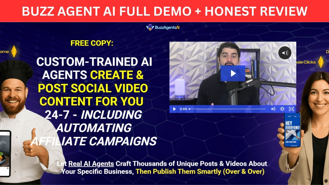 BuzzAgentsAI Review - Watch BuzzAgentAI Review Live & Working DEMO + OTOs + BONUS