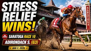  Unbeaten Stress Relief Shines in the Grade 3 Adirondack Stakes-R10  Saratoga 02 Aug 2026