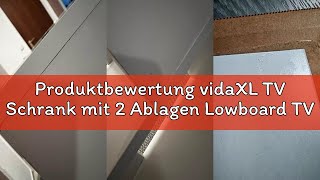 Produktbewertung vidaXL TV Schrank mit 2 Ablagen Lowboard TV Möbel Tisch Board Sideboard Fernsehtisc
