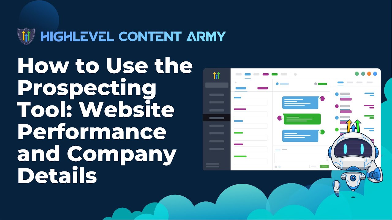 How to Use the Prospecting Tool's Website Performance Report and Company Details Section