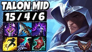 Talon MID vs Zed [ OTP ] Lol Korea Grandmaster ✅