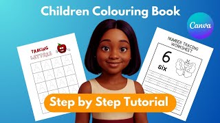How to create a Tracing & Coloring Book for Kids | Step by Step KDP Tutorial #amazonkdp screenshot 3