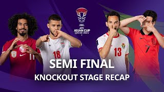 #AsianCup2023 | Semi-finals : Knockout stage recap