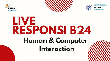 [LIVE RESPONSI UTS B24]  Human Computer Interaction - Review Materi UTS