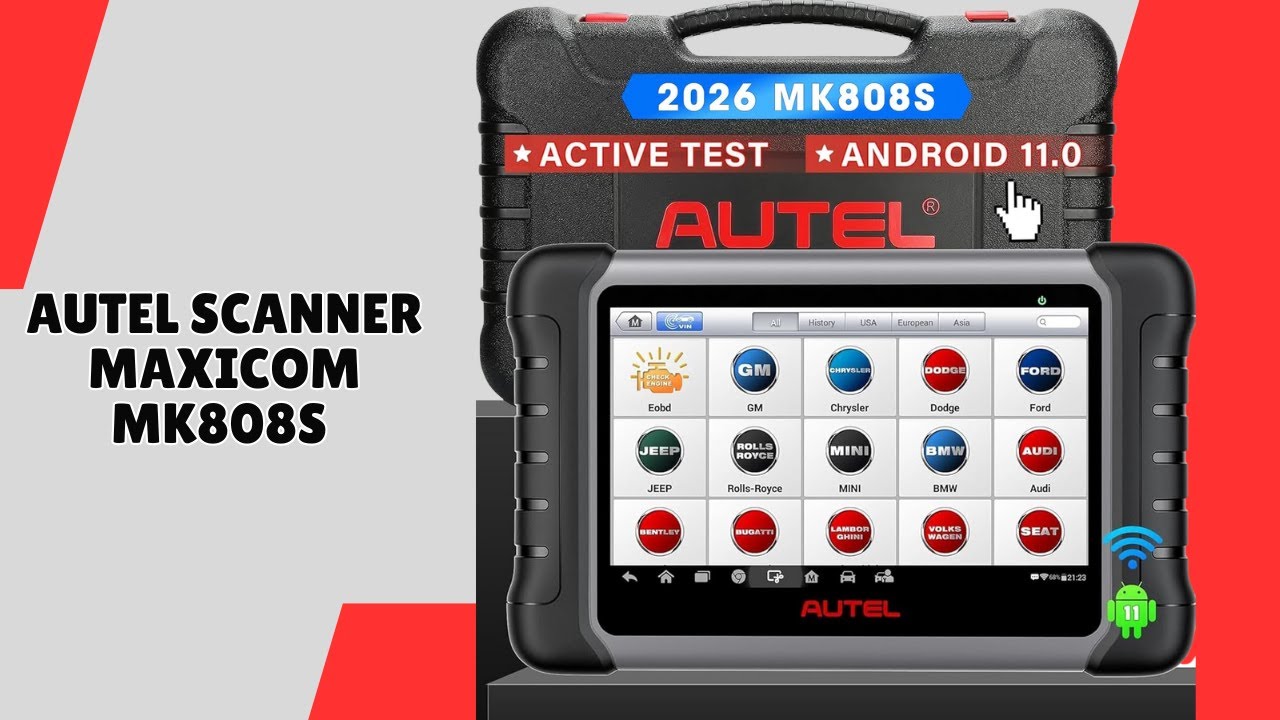 Autel MaxiCOM MK808S Scanner – Perfect for DIY Mechanics – REVIEW