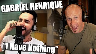 First time hearing Gabriel Henrique "I Have Nothing" - Whitney Houston (Vocal Analysis)