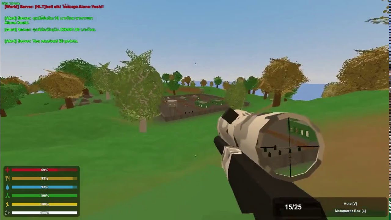 unturned server ไทย  2022 Update  live game Unturned th นายแบบในแคลนผมมีเยอะ