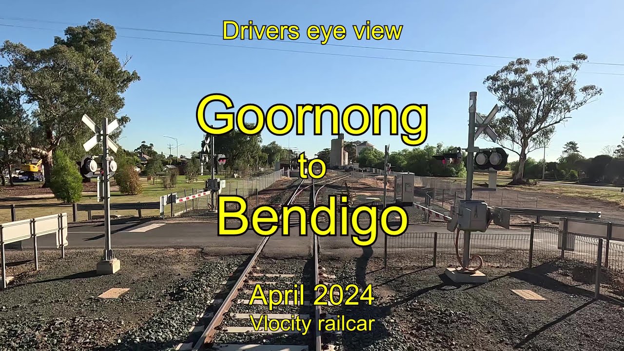 Drivers eye view, Goornong to Bendigo, Apr 2024