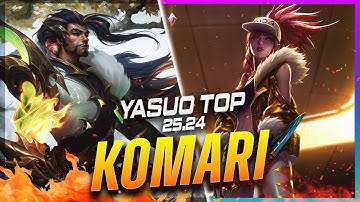 Komari - Yasuo vs Akali TOP Patch 25.24 - Challenger Yasuo Gameplay
