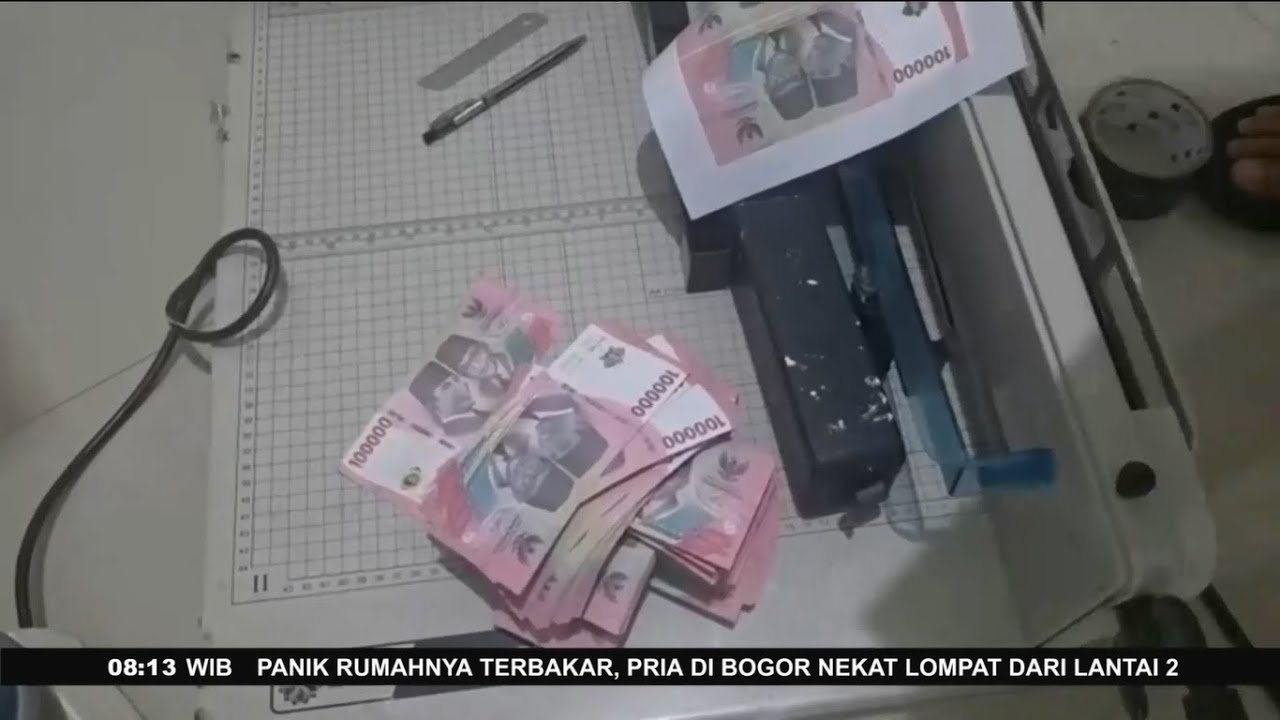 Anak Jadi Tukang Cetak Uang Palsu, Ibu Bantu Edarkan