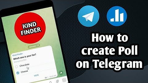 How to create Poll on Telegram