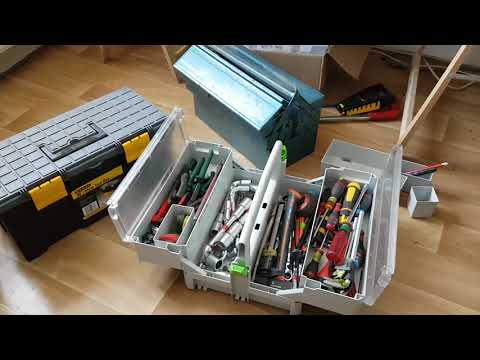 3 types de boites à outils : métal, plastique, plastique à compartiments