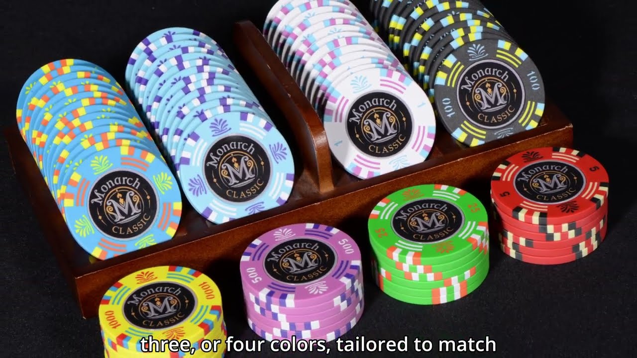 Monarch Series Poker Chips: Casino-Level Excellence