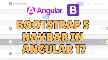 Hoe gebruik ik de Bootstrap 5 navigatiebalk in Angular 17?