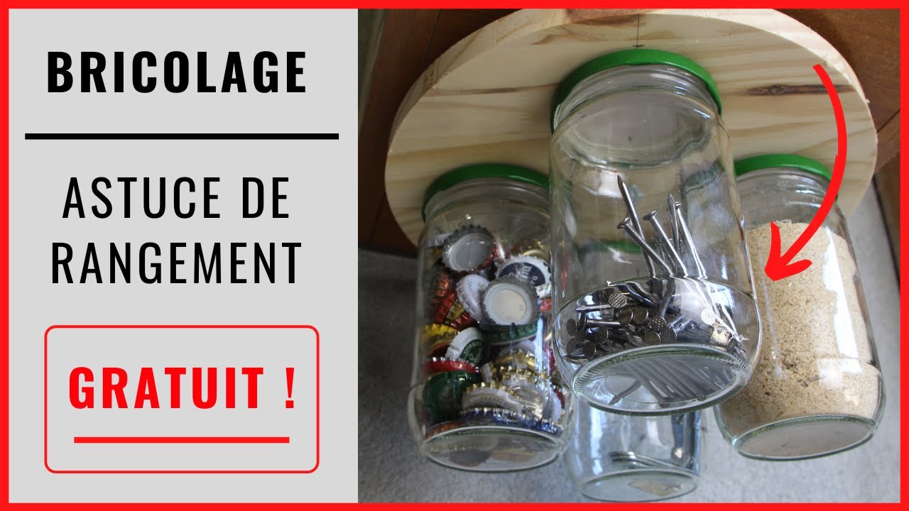 20 astuces pour ranger son atelier  Astuce rangement, Outils bricolage,  Rangement outils