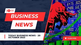 Today Business News English - 20 October businessnews sharemarketnews goldratetoday sharemarket