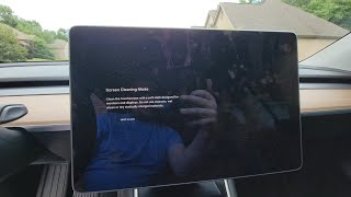 Screen Clean Mode - Tesla Model 3 Y S X - TUTORIAL How To