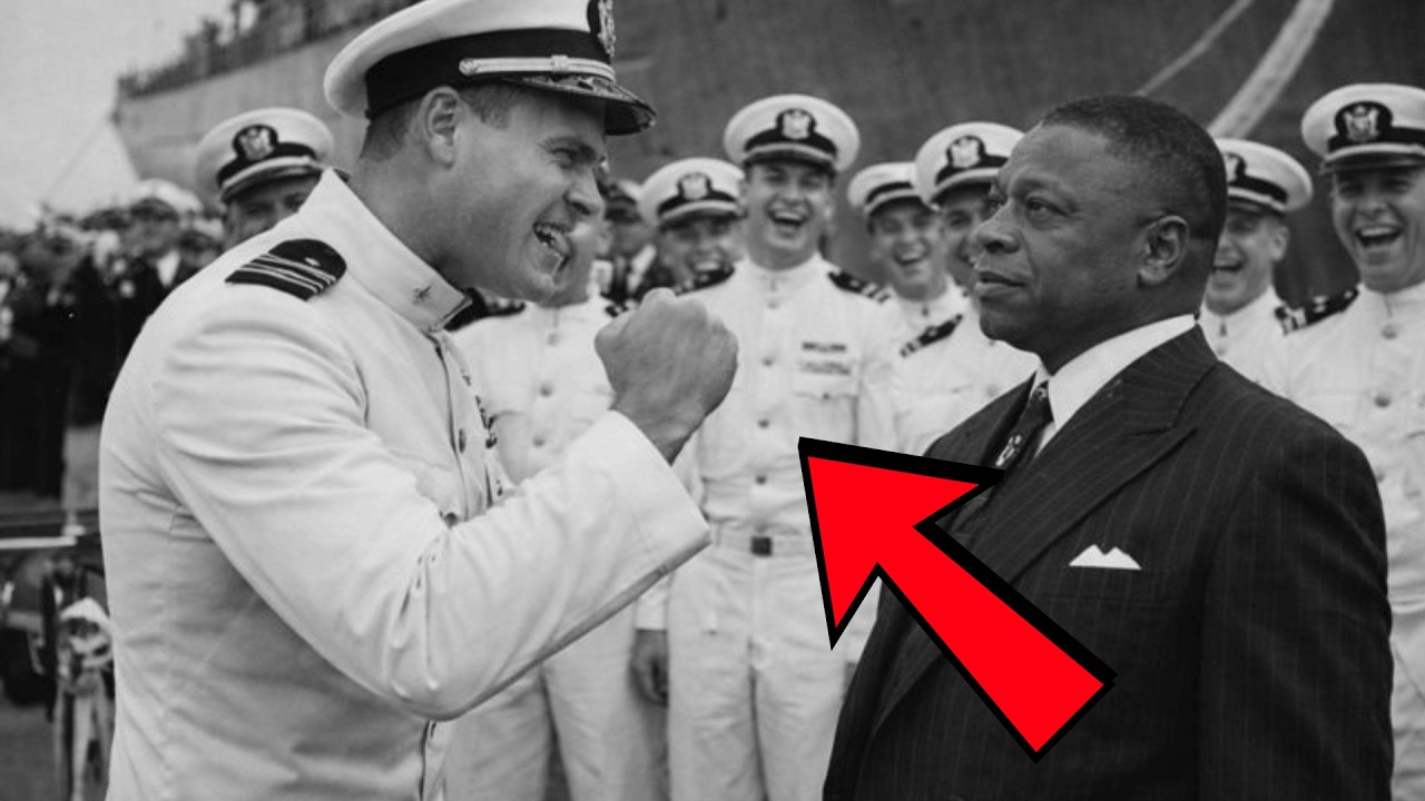 Bumpy Johnson at Naval Ceremony — Officer Mocked Bumpy: “Fight a Real Fighter!” 10 Seconds Later