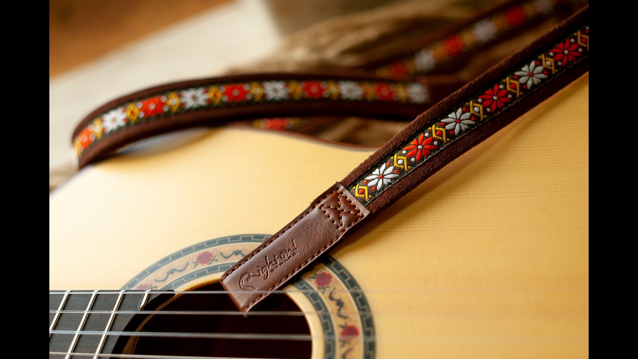 How to use the classical guitar neck strap, or classical hook strap to the guitar sound hole.