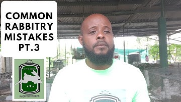 Trinidad Rabbit Farming - Common Rabbitry Mistakes Pt.3
