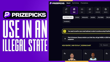 How To Use PrizePicks In An Illegal State (2025) Simple Tutorial