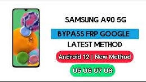 Galaxy A90 5G Frp Bypass Free  One Click Samsung A90 5G Frp Unlock All Samsung Frp