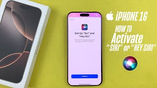iPhone 16 Pro Max - How To Activate 'Siri or Hey Siri'