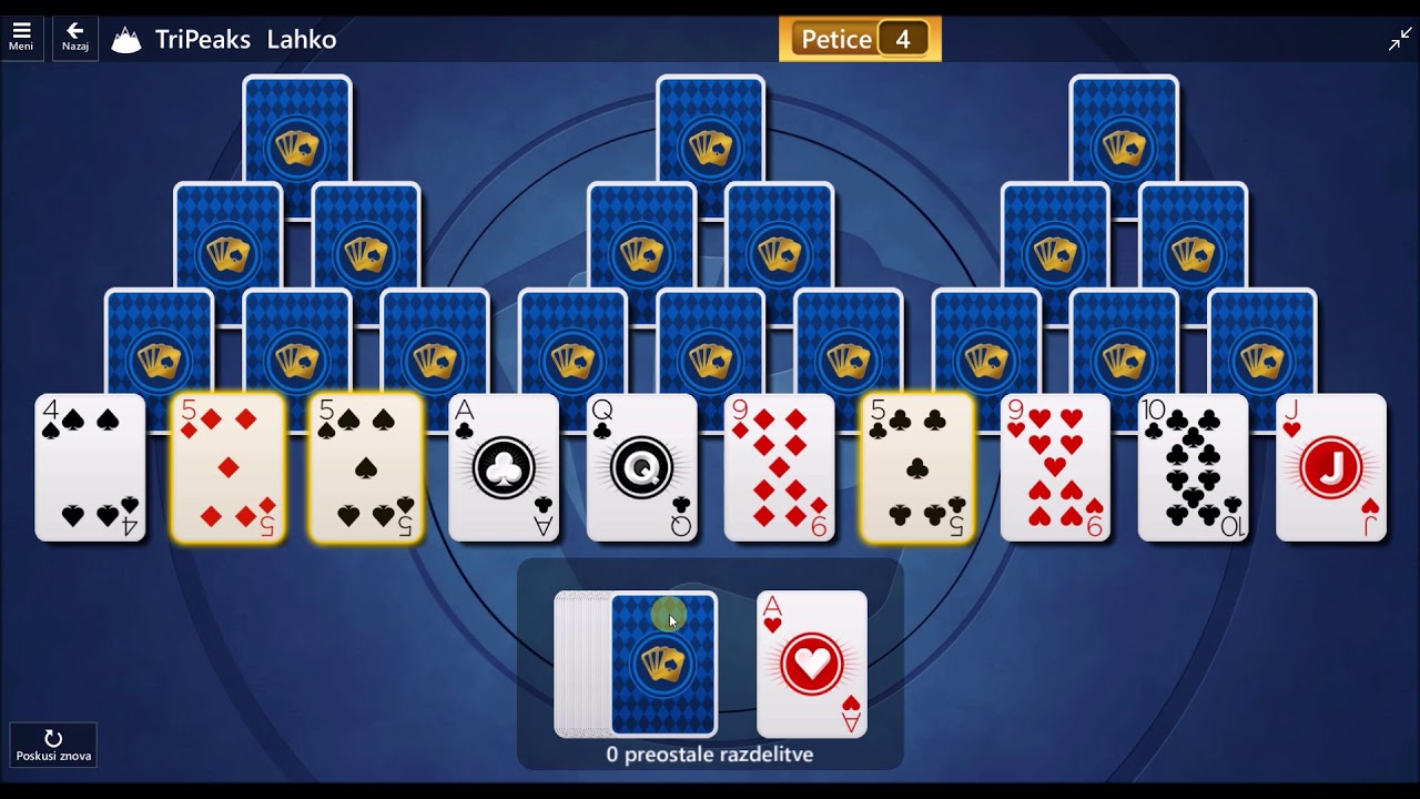 Microsoft Solitaire Collection TriPeaks July 16 2018 YouTube