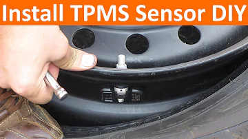 Como colocar sensor TPMS?