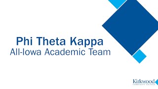 Kirkwood - Phi Theta Kappa All-Iowa Academic Team by Kirkwood Media 150 views 3 years ago 12 minutes, 16 seconds