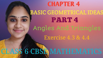 BASIC GEOMETRICAL IDEAS || CHAPTER 4|| PART 4 || CBSE MATHEMATICS CLASS FOR 6 in MALAYALAM