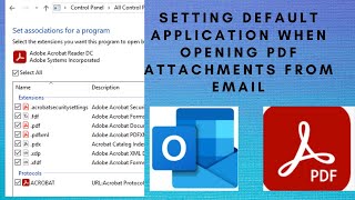 Setting default application when opening pdf attachments from email | 4 easy ways screenshot 3
