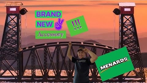 Breaking news!! Menards has announced their brands new Aerial bridge!🚂