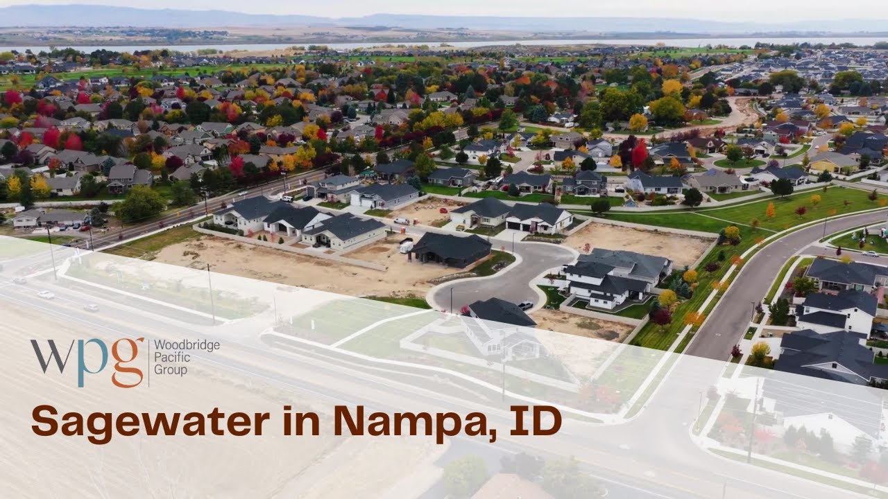 Sagewater Nampa, ID: Drone Tour | New Luxury Homes by Woodbridge Pacific Group Idaho