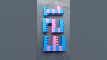 ASMR Building blocks lego / Number One hundred and twenty three