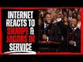 Internet Reacts To Sharpe &amp; Jacobs In Service